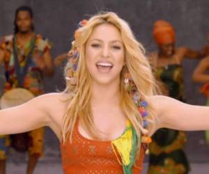 La última aparición de Shakira en los mundiales fue en Brasil 2014 donde interpretó “La, La, La” en la ceremonia de clausura.