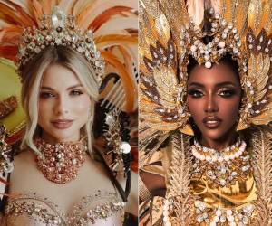 Las representantes de diversos países en Miss Universo 2025 comienzan a mostrar los diseños que lucirán en la competencia de trajes típicos, programada para el 19 de noviembre en Bangkok, Tailandia.