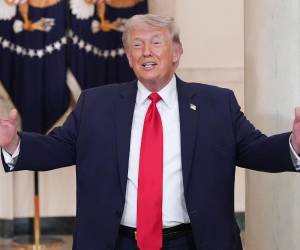 Por el contrario, Trump reiteró su mensaje de que la República Islámica estaba siendo diezmada.