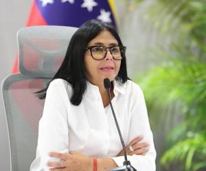 Presidenta encargada de Venezuela, Delcy Rodríguez.