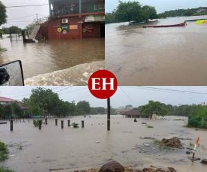 Como medidas de prevención debido a inundaciones por lluvias fueron evacuadas varias familias.
