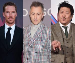 Benedict Cumberbatch, Alan Cumming y Benedict Wong.