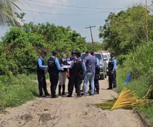 Al lugar llegaron elementos policiales para realizar la investigación del caso.