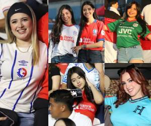 La belleza femenina engalanó la final entre Olimpia y Marathón, encuentro realizado en el Estadio Nacional de Tegucigalpa. ¿Quién es la chica con camisa de Honduras? Estas fueron las linduras captadas por el lente de EL HERALDO.