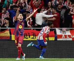 Imágenes del desarrollo del partido.