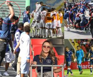 Olimpia venció 1-0 a Motagua en una nueva edición del clásico nacional marcado por la violencia entre aficionados. Las postales que dejó el partido.