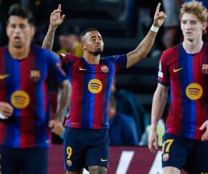 El brasileño Gabriel Jesús se estrenó como goleador en el Barcelona en su segundo juego.