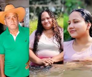 Foto en vida de Mario Macedo, su hermana Carmen Lobo y su sobrina Yaritza Suárez.