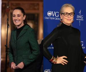 Sheinbaum agradeció a la actriz Meryl Streep las palabras de reconocimiento a su figura como mujer presidenta.