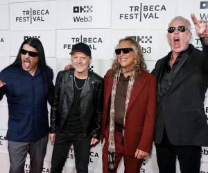 Metallica presentó este miércoles su nuevo documental Metallica Saved My Life en el Festival de cine de Tribeca, Nueva York.