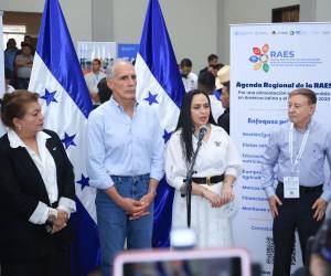 El presidente de la República, Nasry Asfura y la ministra de Sedesol, Fátima Juárez, participaron en el Encuentro Latinoamericano de la Red de Alimentación Escolar Sostenible, en Comayagua.