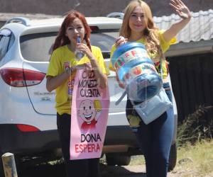 Voluntarios y ciudadanos participan este 21 de febrero en la Mega Colecta organizada por la Fundación Hondureña para el Niño con Cáncer para apoyar a pequeños pacientes en todo el país.