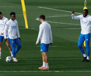 El Real Madrid realizó último entrenamiento pensando en el Manchester City.