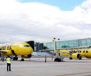Spirit Airlines fue la primera aerolínea que inició vuelos en el Aeropuerto Internacional de Palmerola.