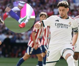 Fede Valverde terminó todo el partido pero según el Real Madrid sufre una lesión.