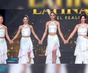 Ellas eran las cuatro nominadas para eliminación de la segunda gala del Miss Universe Latina.
