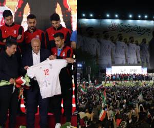 Con el respaldo de toda su afición, la selección de Irán se despidió de su país antes de iniciar su viaje a la Copa del Mundo.