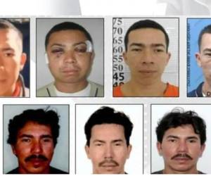 Fotografía facilitada por la Policía Nacional de Ecuador, de los cambios de imagen de Wilmer Chavarría ('Pipo'), el máximo líder de Los Lobos.