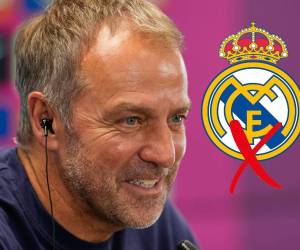Hansi Flick, entrenador del Barcelona, durante la rueda de prensa previa al duelo ante el Levante.