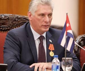 Miguel Díaz-Canel, presidente de Cuba.
