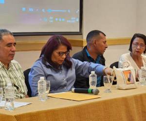 Varias organizaciones de derechos humanos hicieron el acompañamiento a los miembros del Sitrainfop.