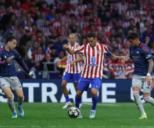 Imágenes del desarrollo del partido.