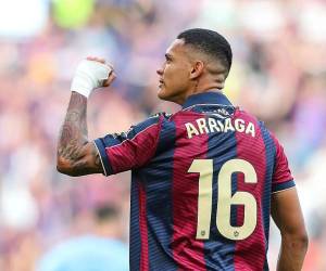Kervin Arriaga aprovechó la titularidad y anotó el 1-1 momentáneo del juego.