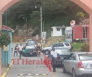 Este es el ingreso a la residencial donde ocurrió la tragedia.