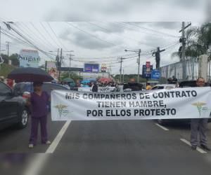 Este jueves, los médicos salieron a las calles en varios puntos del país.