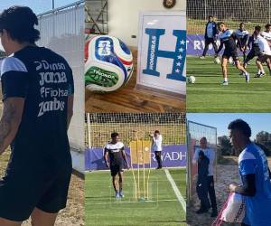 Honduras ya se pone a tono para enfrentar a la selección de Perú en España. Así fue el primer entreno bajo el mando del técnico José Molina.
