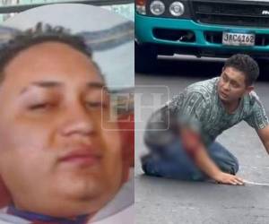 Un video muestra los últimos momentos con vida de Juan Carlos Flores, conductor de un bus rapidito asesinado este miércoles en Comayagüela.
