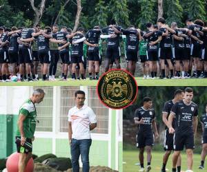 Último entreno del Marathón de cara a la gran final contra Olimpia en el Estadio Olímpico de San Pedro Sula.
