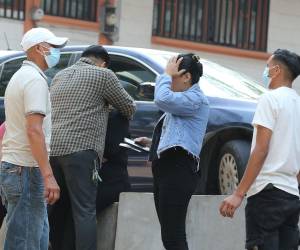 Sus parientes retiraron la mañana de este martes, el cuerpo de Marlo Omar Ham Aguilar.