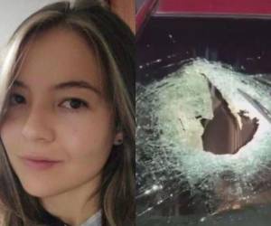 La joven deportista falleció por el impacto de la enorme roca en su tórax.