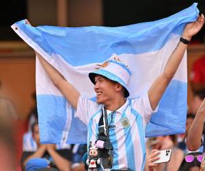 La afición de Argentina es mayoría en el estadio de Kansas City.