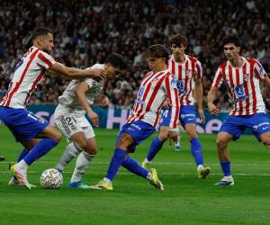 Imágenes del desarrollo del partido.