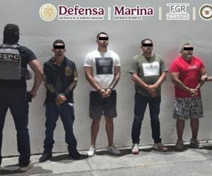 Los cuatro de los 23 reos que se fugaron de<b> </b>penal de Ixtapa, en Puerto Vallarta, Jalisco.