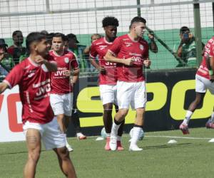 Imágenes del desarrollo del partido.