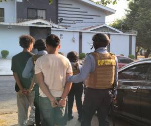 Los tres miembros de la Mara Salvatrucha fueron detenidos por agentes de la Dipampco.