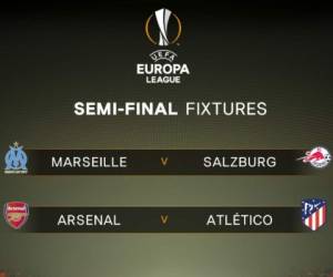 Marseille vs Salzburg y Atlético de Madrid vs Arsenal. Foto: Sitio Oficial UEFA