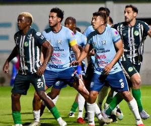 Imágenes del desarrollo del partido.