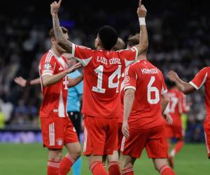 Imágenes del desarrollo del partido.