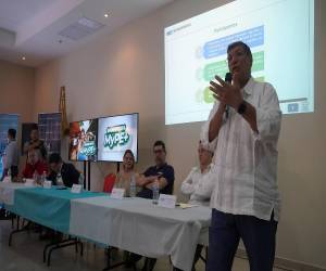 En San Pedro Sula, con la participación de empresarios y otros funcionarios , se hizo la presentación de este programa para la reactivación económica de las micro y pequeñas empresas de Honduras.