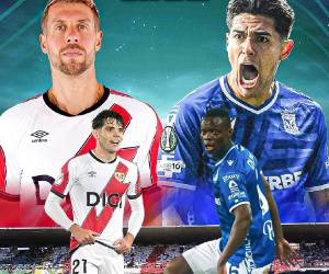 Imágenes del desarrollo del partido Rayo Vallecano vs Lech Pozán.