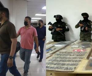 Tres agentes de la División Antiextorsión y Asociaciones Terroristas (DAET) llegaron este miércoles a los juzgados de San Pedro Sula, luego de decidir presentarse voluntariamente ante las autoridades judiciales. Los funcionarios acudieron acompañados por otros siete agentes policiales.