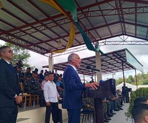El Presidente de la República y Comandante General de las Fuerzas Armadas, Nasry Juan Asfura Zablah, presidió la ceremonia oficial.