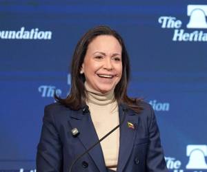 La premio Nobel de la Paz se encuentra en Estados Unidos tras una reunión con Donald Trump.