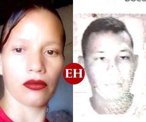 Fotografías de la víctima y de su pareja, quien murió horas después.