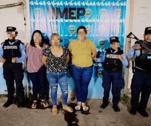 Las mujeres se dedicaban al robo de productos de tiendas y supermercados de San Pedro Sula.