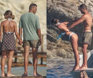 Rodri se fue a Ibiza, donde comparte con su pareja Laura Iglesias, quien es una médica cirujana y a quien conoció en 2014, mientras su futuro se divide entre Manchester City y el FC Barcelona